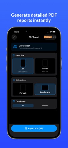 AutoLog: Car Maintenance Log iPhone screenshot