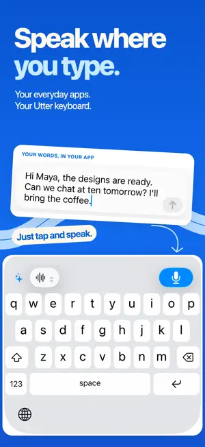 utter - Dictation, Voice Notes screenshot 2
