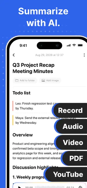 Koonote: AI Meeting Note Taker screenshot 3