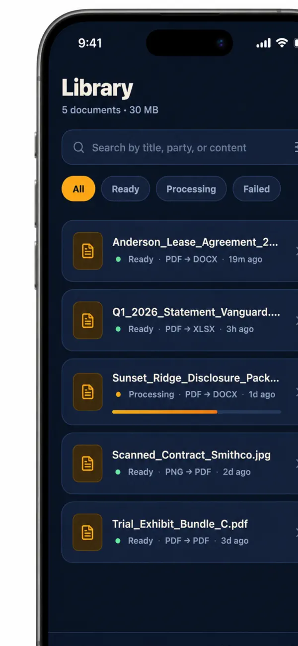 Screenshot #2 pour Smart AI PDF Converter