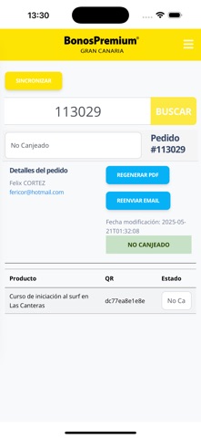 BonosPremium Canarias EMPRESAS screenshot