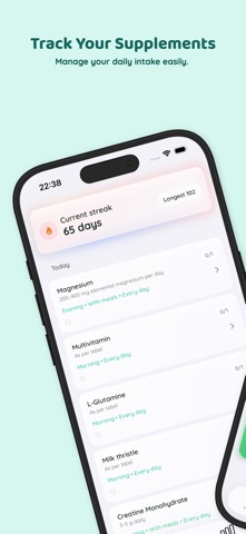 Nutrify - Supplement Tracker screenshot