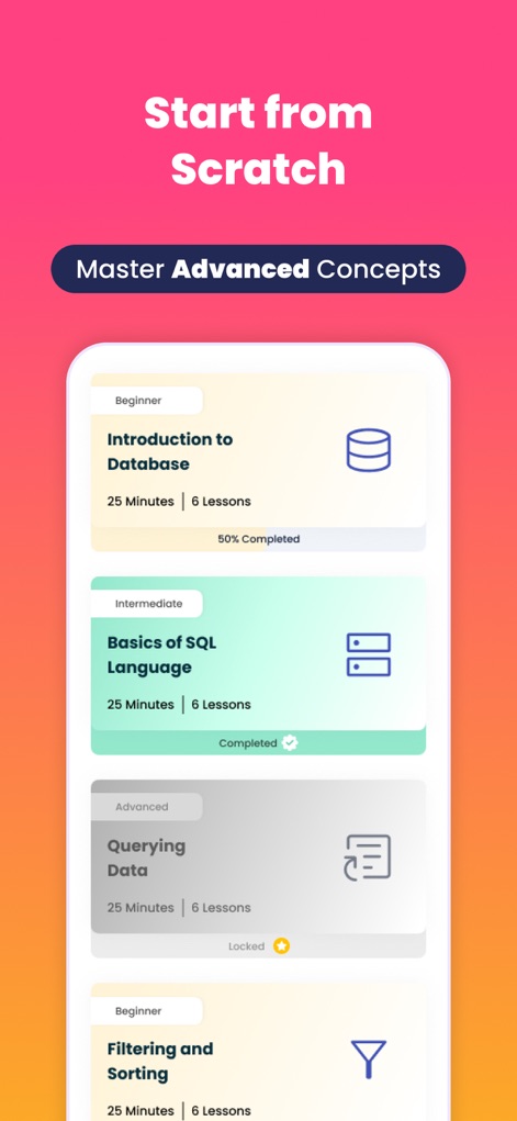Learn SQL & Database - 교육 앱 | MWM