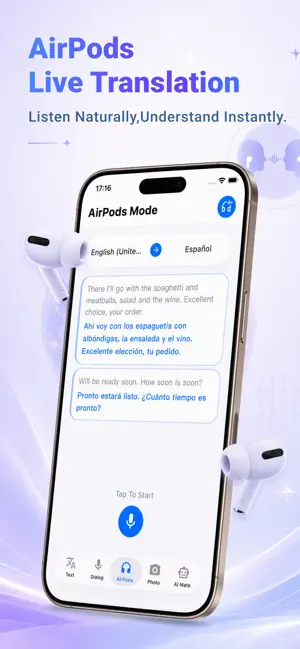 TranzEase: Airpods Translator screenshot 1