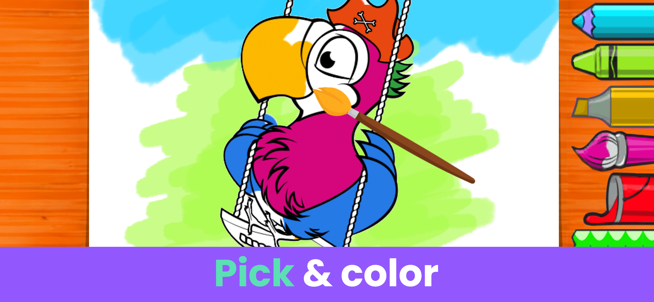 Animal Coloring Kids Games screenshot 2