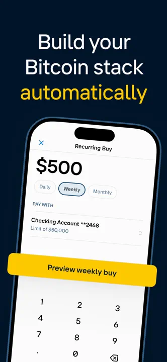 Swan Bitcoin : capture d’écran 3 sur 8