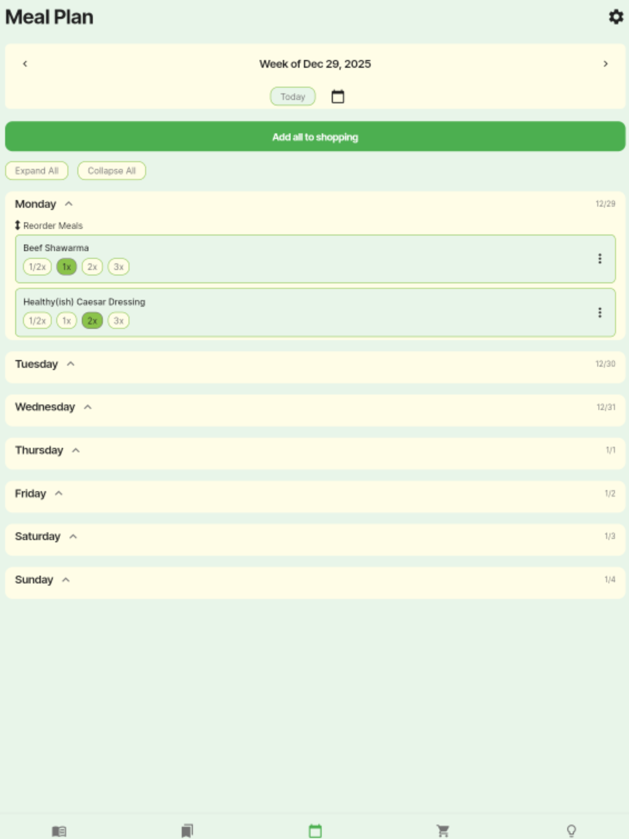 Quick Meals App