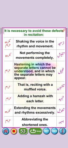Color Coded Noorani Qaida Screenshot 7 of 10