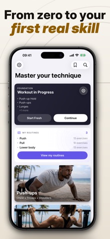 Caliscool: Train Calisthenics Screenshot 1 of 8