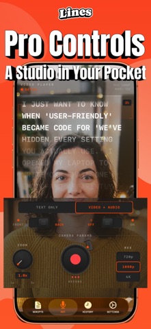 Lines: Teleprompter for Video screenshot