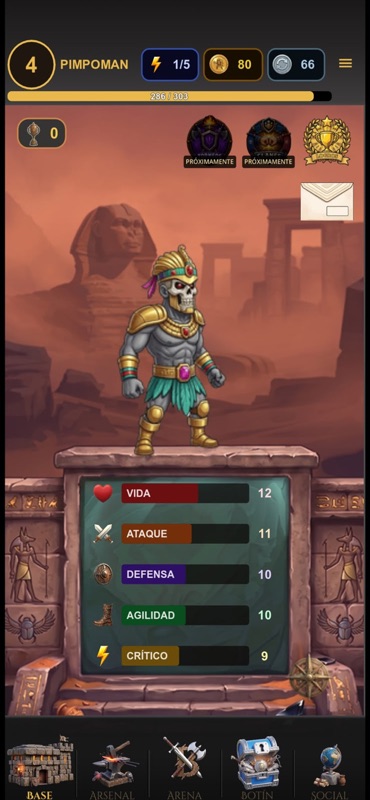 AutoBruto: Gladiadores RPG screenshot 1