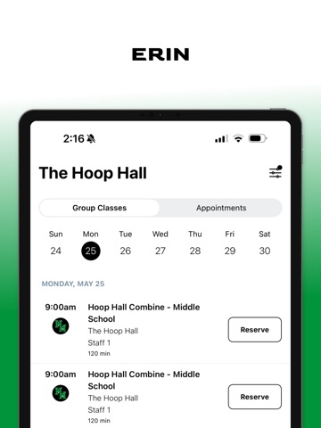 The Hoop Hall iPad screenshot