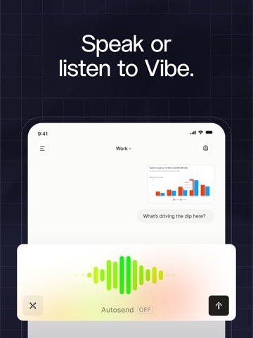 Vibe by Mistral (ex-Le Chat) iPad screenshot