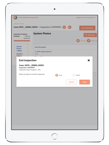 HCFL Rebuilding Inspections iPad screenshot
