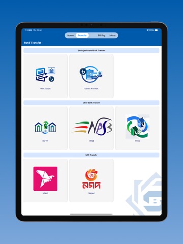ShahjalalTouchPay iPad screenshot