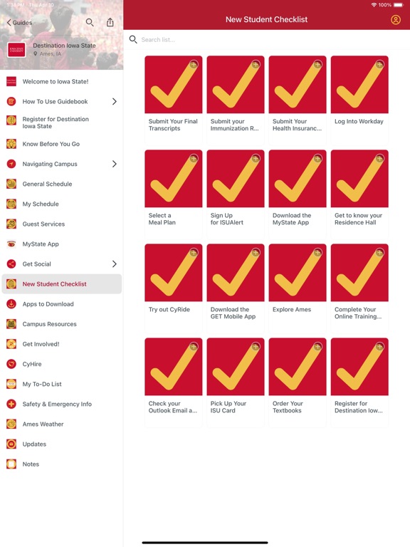 Screenshot #6 pour Iowa State University Guides