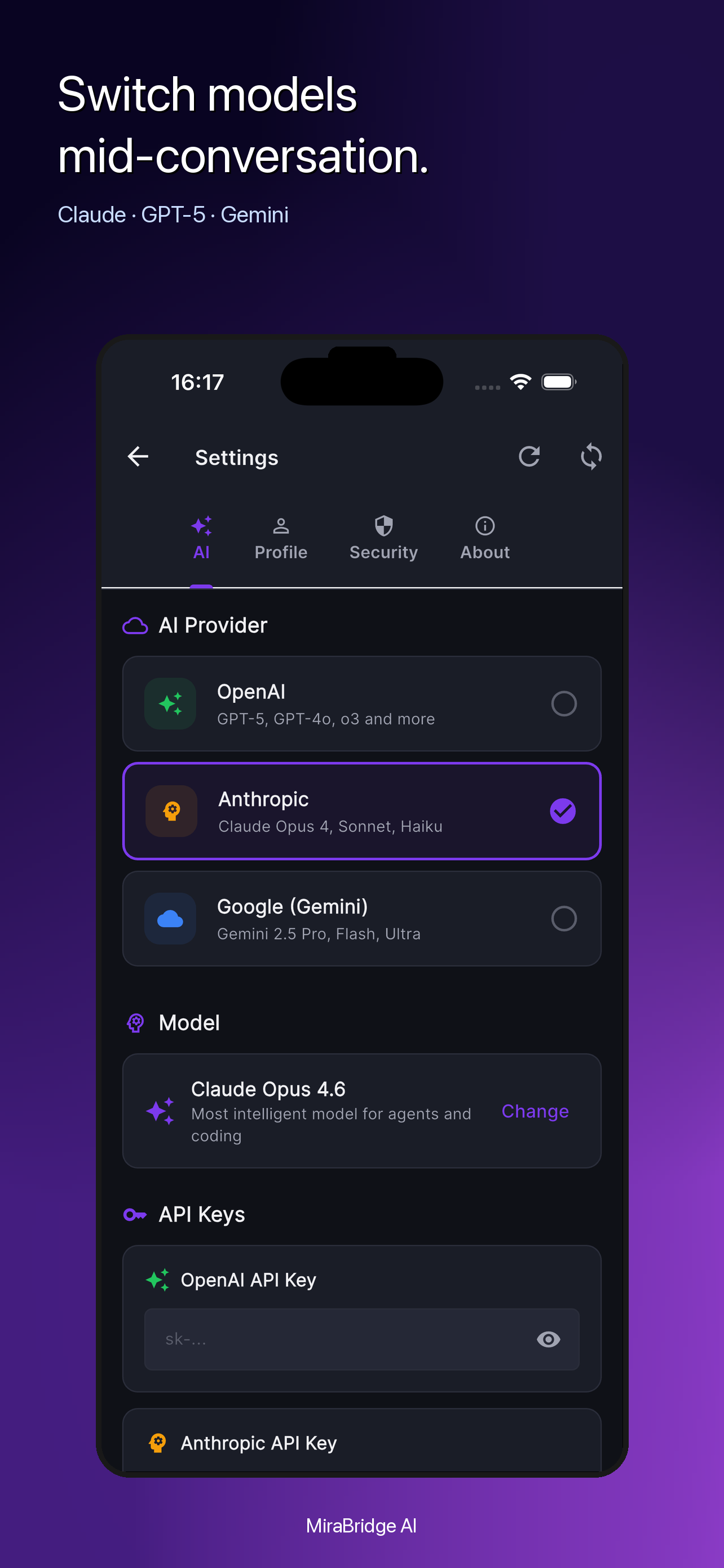 MiraBridge AI Code Remote