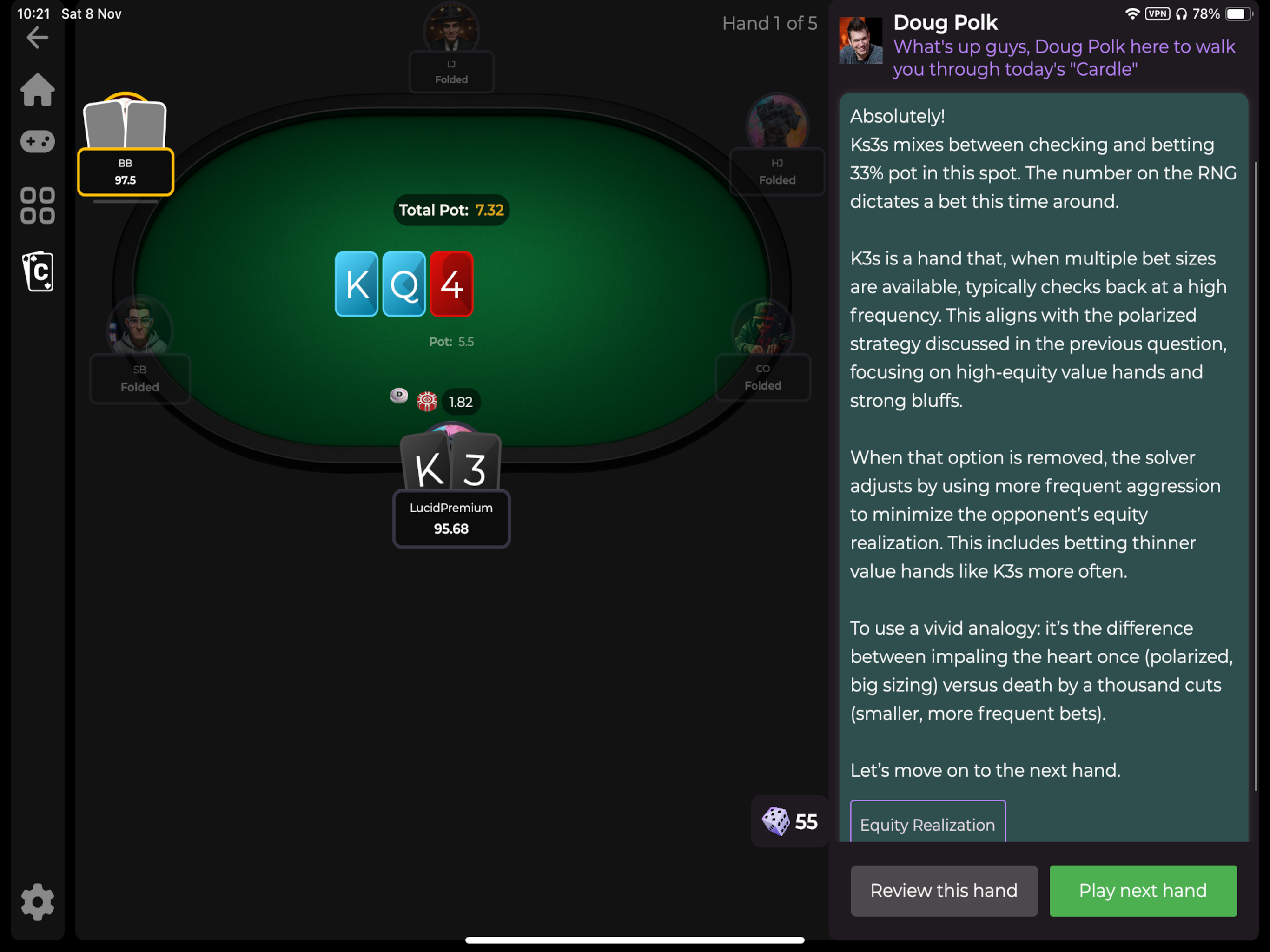 Lucid Poker Trainer