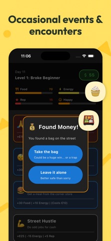 Hustle Logic - Life of Choices iPhone screenshot