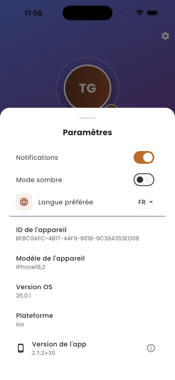iPhone screenshot