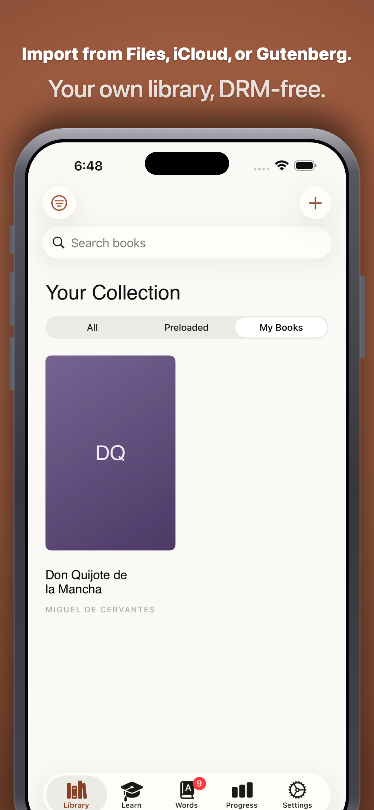 Léelo: Spanish EPUB Reader screenshot 2