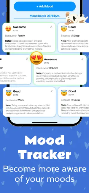 Cute Widget: Mood Tracking Pet screenshot 4