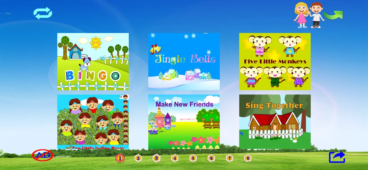 Screenshot #2 pour Chansons enfants animées B