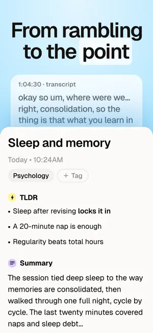 Cosmonote: AI notes & summary screenshot 2