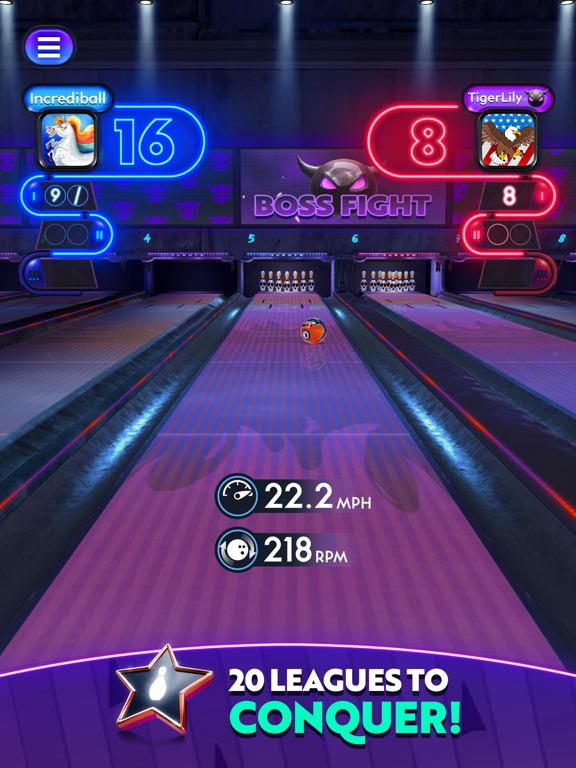 Bowling Fury: Ten Pin King iPad screenshot 5 - Games app