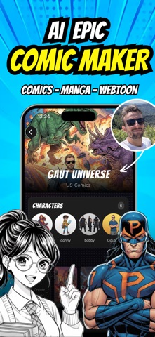Comic Book Maker AI - Emaki Screenshot 1 of 7
