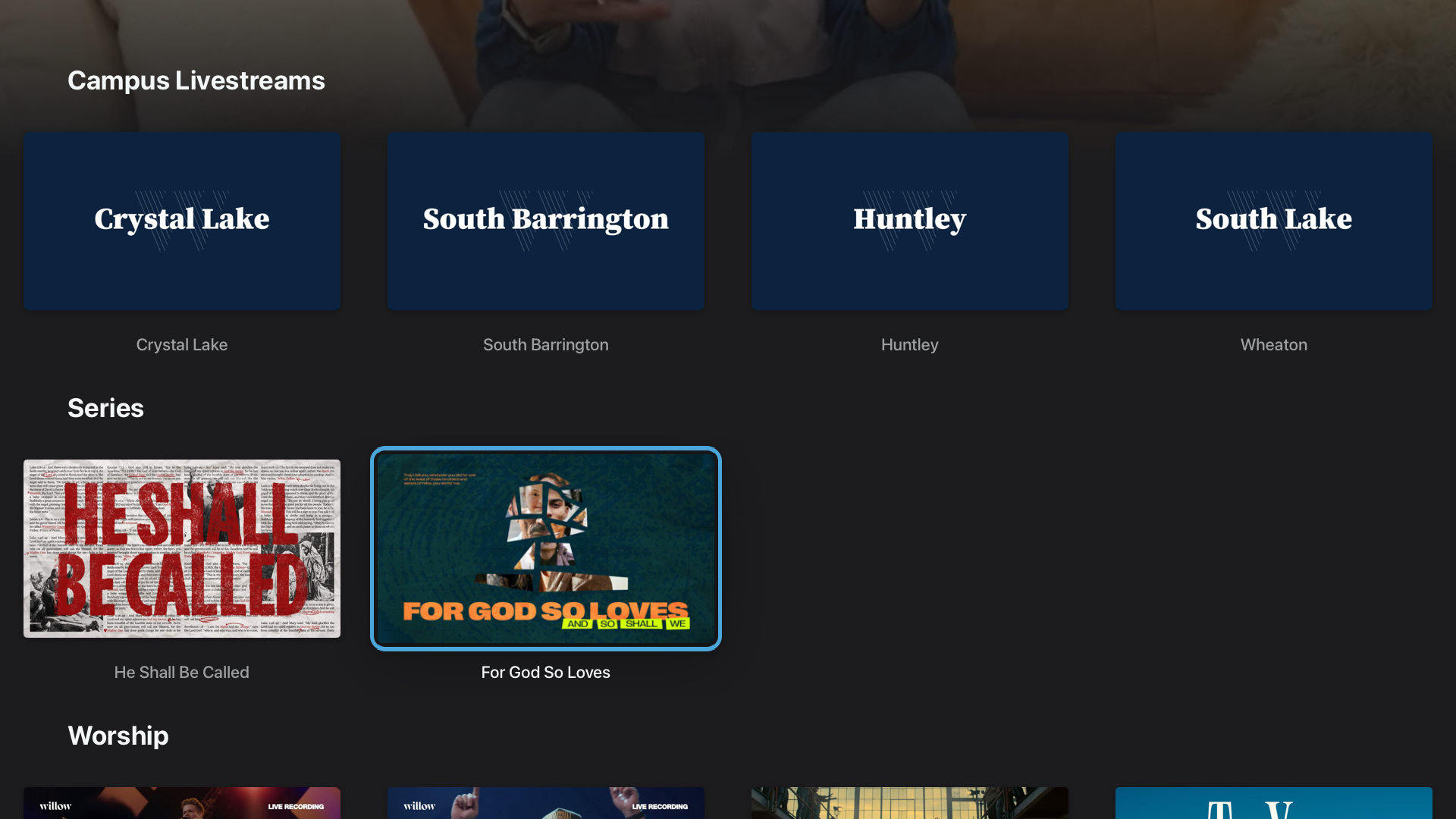 Willow Creek Church App