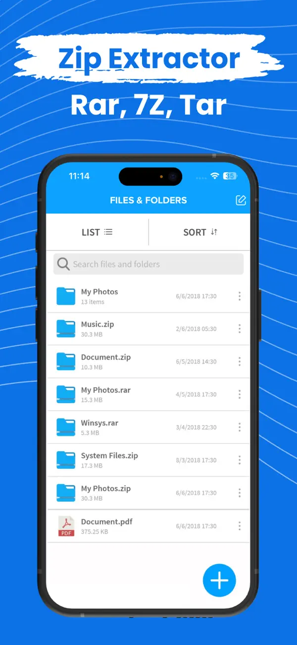 Screenshot #2 pour Zip.Extractor: 7 Z.archiver