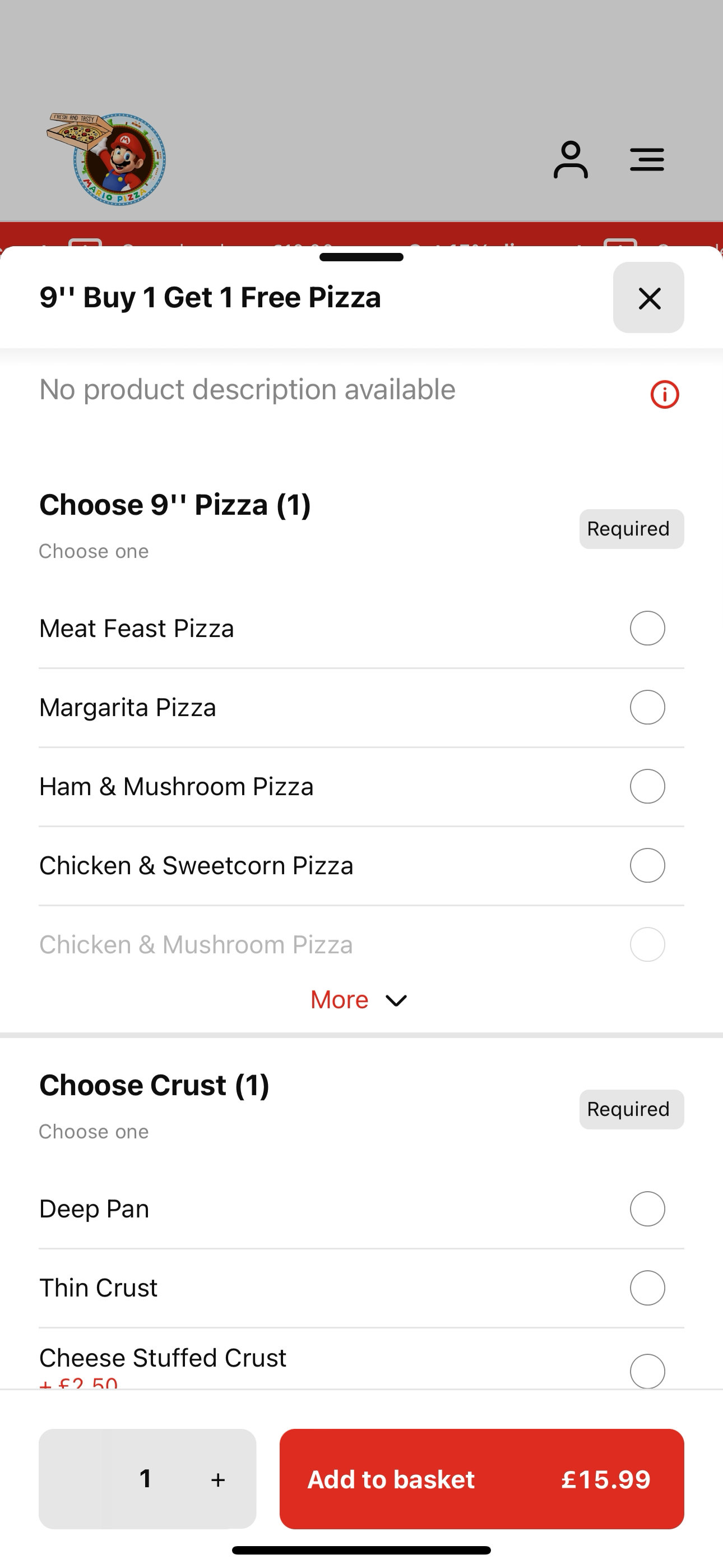 Mario Pizza UK
