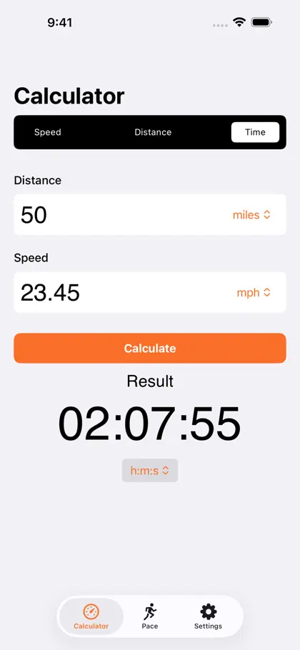 Screenshot 4 von 6 zu Calculator Speed Distance Time