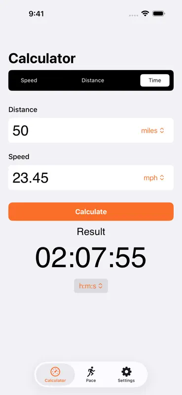 Calculator Speed Distance Time screenshot 4 of 10