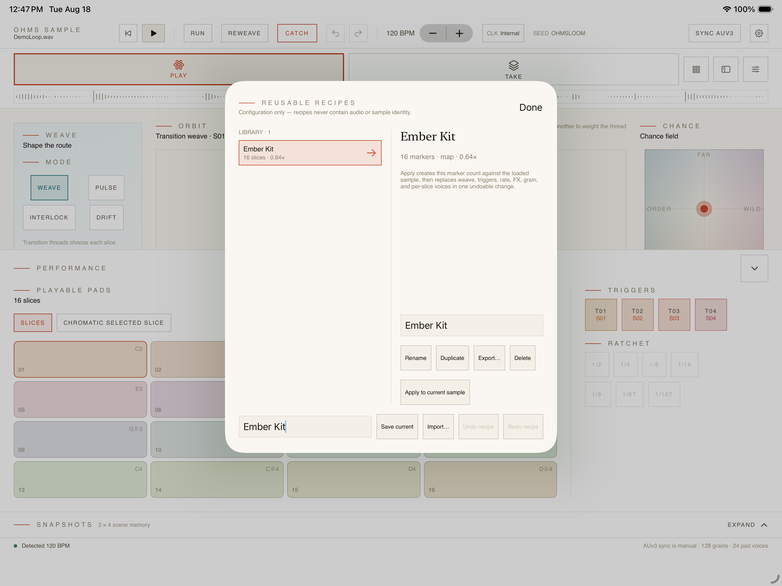 Ohms Sample screenshot 6