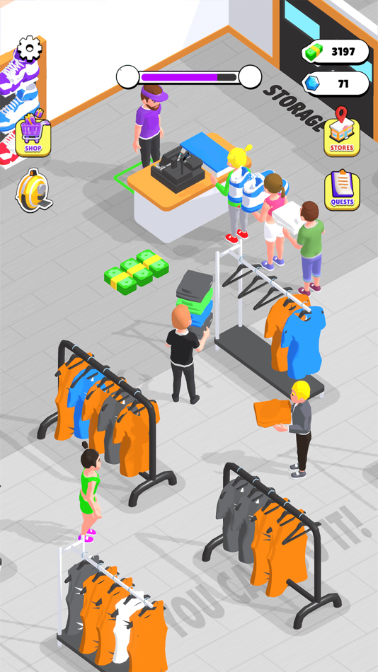 #4. Outlets Rush (iOS) By: Supercent, Inc.