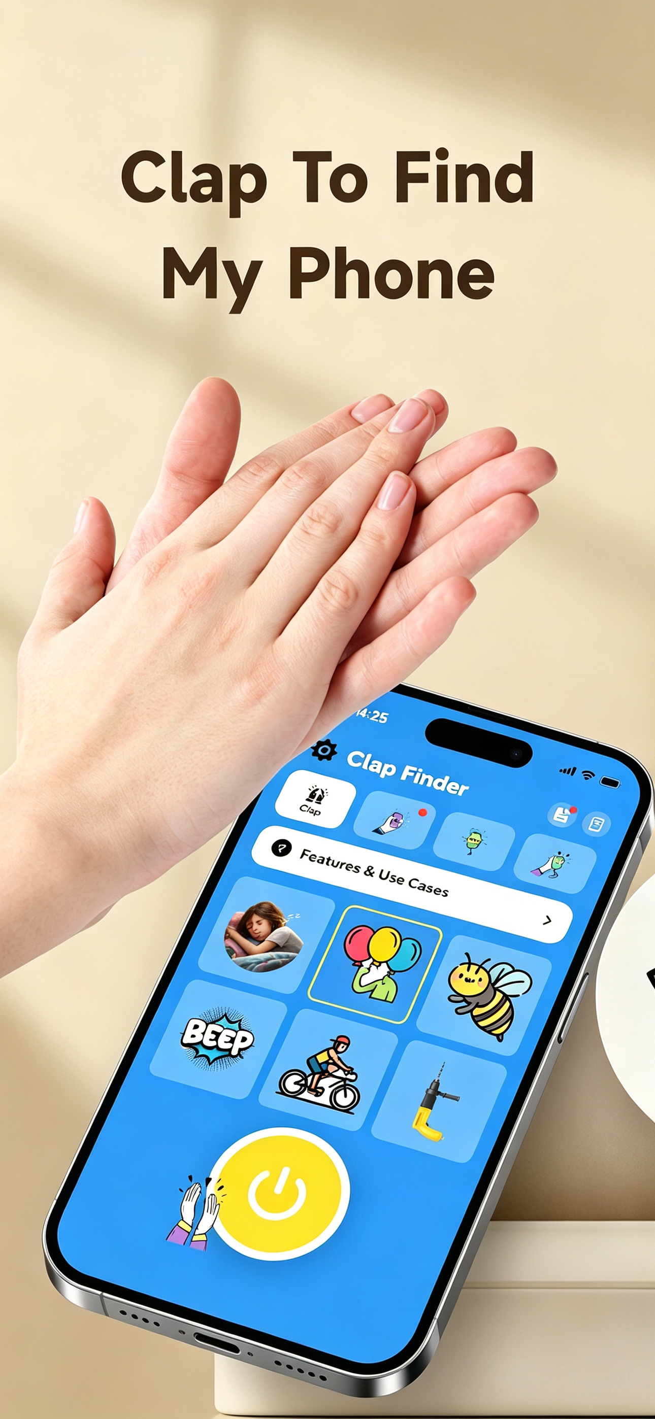 ClapPing: Find Phone by Clap