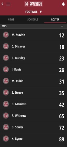 MacDuffie School Athletics iPhone screenshot