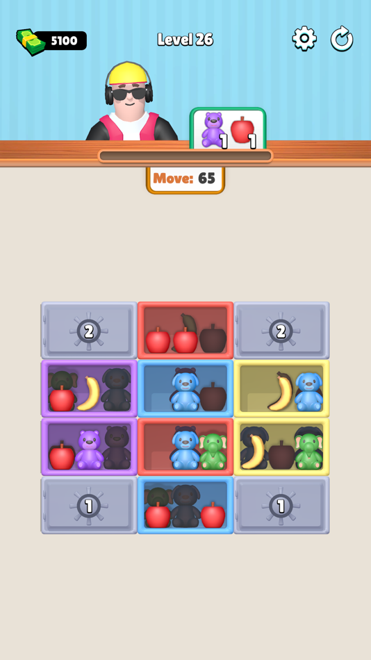 #9. Colorful Vending Sort (iOS) 来自: ZiNKY OYUN YAZILIM ANONiM SiRKETi