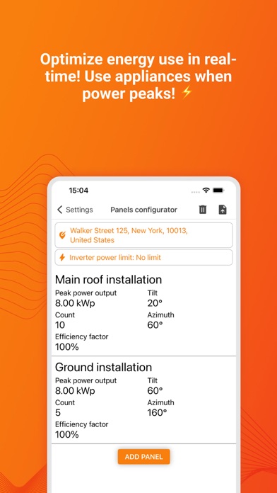 Solar PV Forecast & Alerts Screenshot