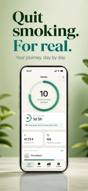 Smetto: Quit Smoking screenshot 1