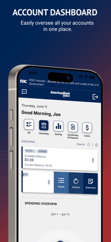 American Bank Inc app screenshot