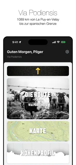 Screenshot von Wise Pilgrim Via Podiensis auf dem iPhone 1