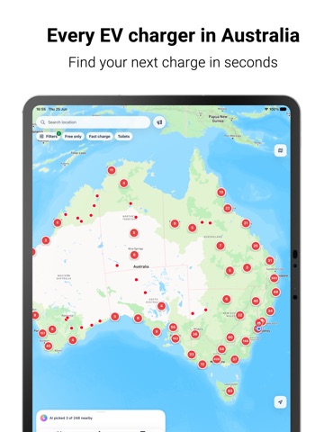 Plugroo: EV Charging Map iPad screenshot