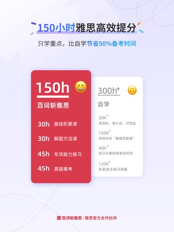 百词斩雅思-剑桥雅思高效提分 iPad screenshot