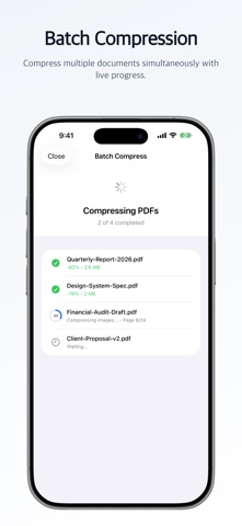 Smart PDF Compressor: Reduce Screenshot 3 of 5