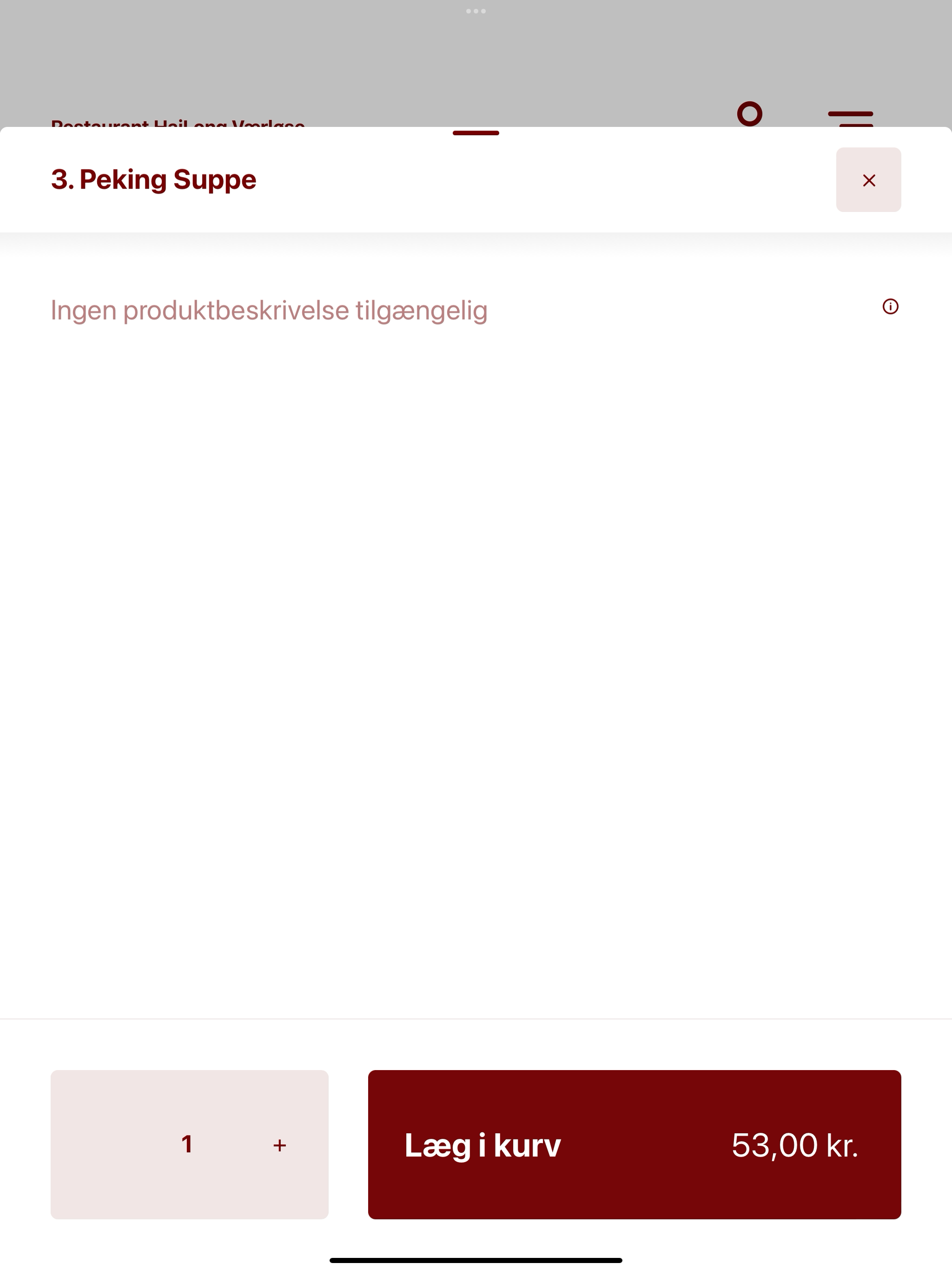 Restaurant HaiLong Værløse DK screenshot 8