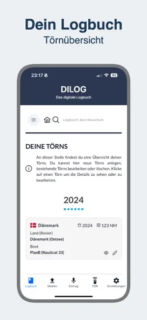 DiLog - Das digitale Logbuch screenshot 3
