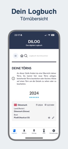 DiLog - Das digitale Logbuch screenshot